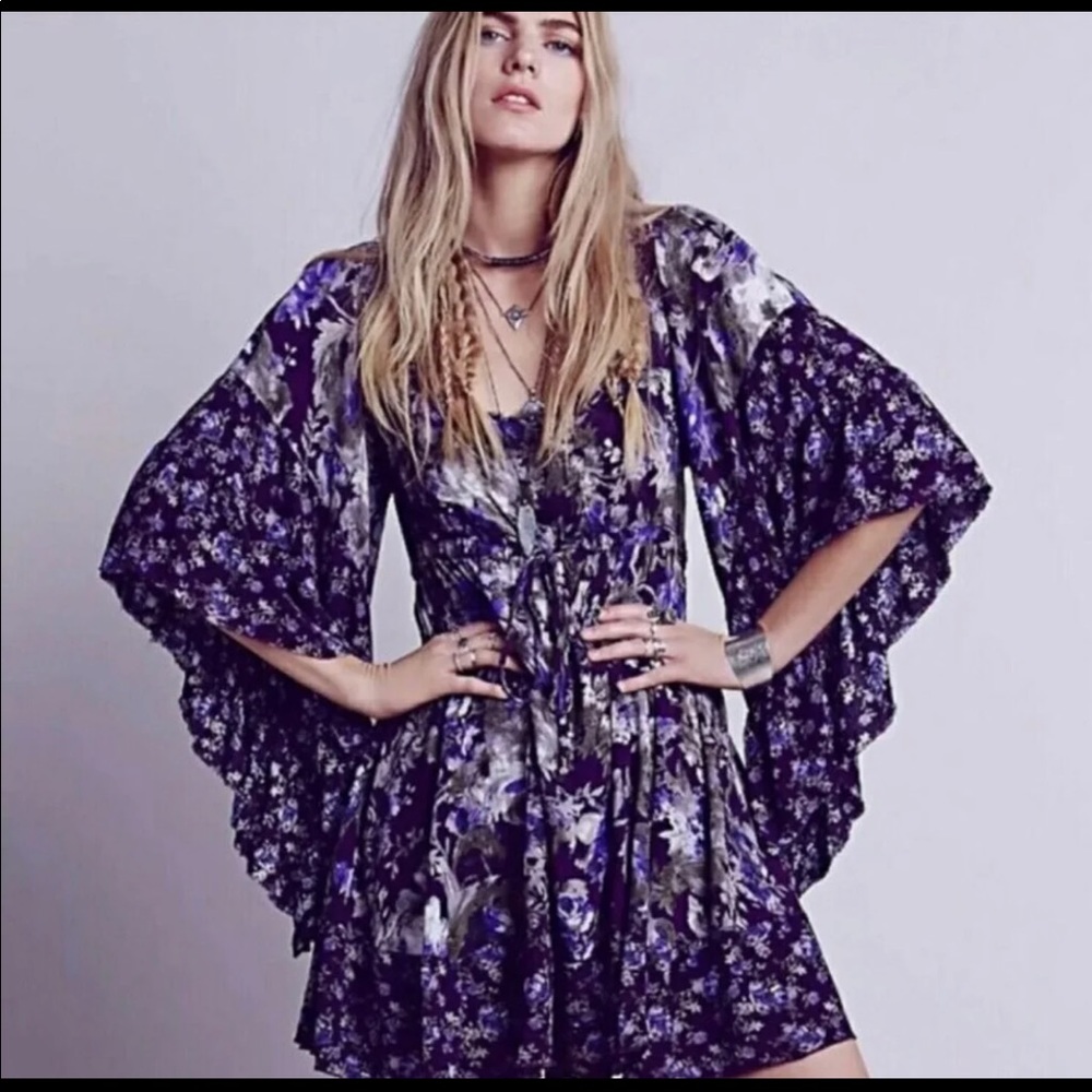 Free People dress Sz XS ( S-M ) mini Boho New NWOT